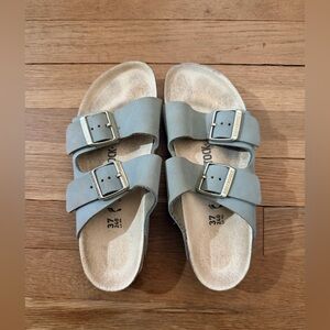 Birkenstock Arizona Double Strap Sandals in Light sage
